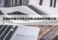 云南区块链公司怎么样啊[云南的区块链公司]